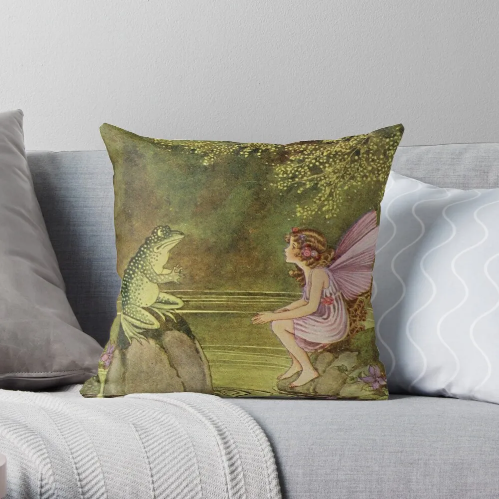 “The Fairy and the Frog” by Ida Rentoul Outhwaite Throw Pillow Pillow Case Polyester Home Decoras Throw Pillow Case kussensloop
“The Fairy and the Frog” by Ida Rentoul Outhwaite Throw Pillow Pillow Case Polyester Home Decoras Throw Pillow Case kussensloop
