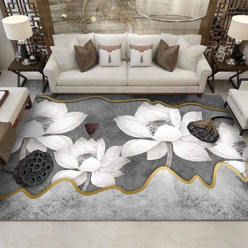 Luxury Dark Flower Bedroom Rug Nordic Modern Carpet For Living Room Sofa Rug Floor Mat Hallway Anti-Slip Rug Custom tapis
Luxury Dark Flower Bedroom Rug Nordic Modern Carpet For Living Room Sofa Rug Floor Mat Hallway Anti-Slip Rug Custom tapis