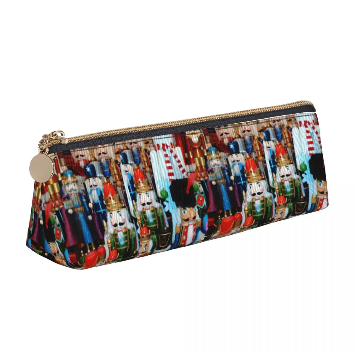 Nutcracker Print Triangle Pencil Case Christmas Teenager Elementary School Zipper Pencil Box Cute Leather Pen Pouch
Nutcracker Print Triangle Pencil Case Christmas Teenager Elementary School Zipper Pencil Box Cute Leather Pen Pouch