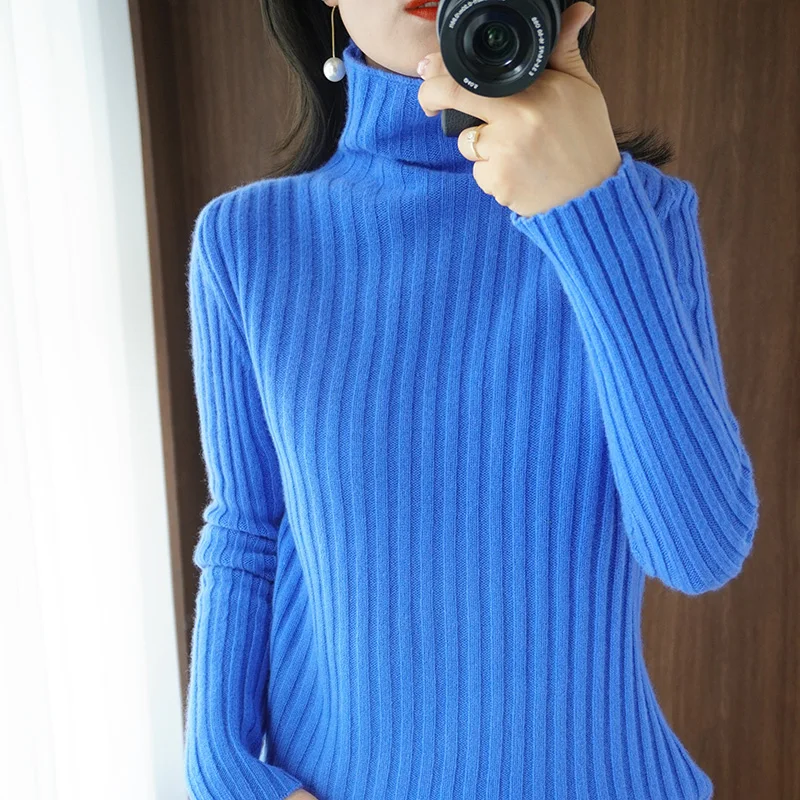 High neck thick sweater women's loose 2022 winter new Korean net red long sleeve knitting
High neck thick sweater women's loose 2022 winter new Korean net red long sleeve knitting