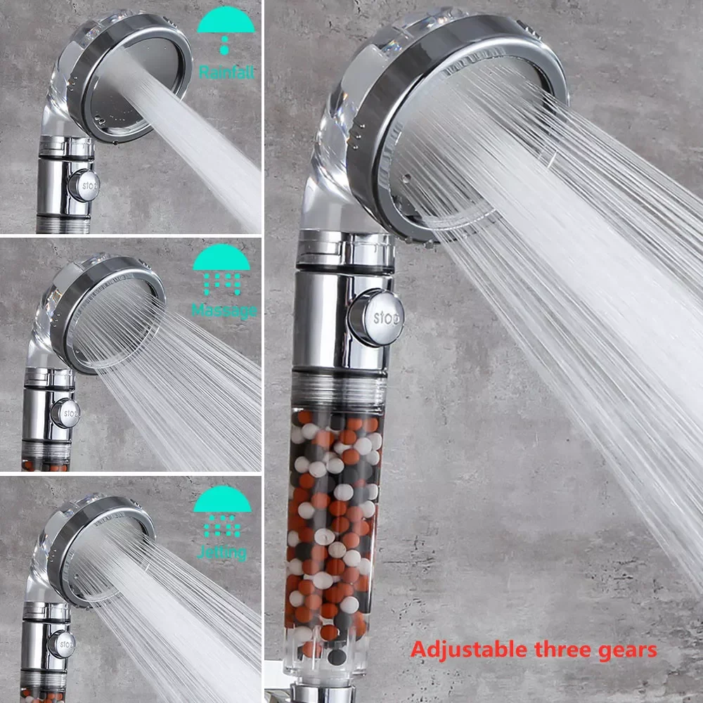 Nozzle Shower Head Bathroom Accessories 3 modes Adjustable Water Saving Rainfall ABS Chrome Shower Head
Nozzle Shower Head Bathroom Accessories 3 modes Adjustable Water Saving Rainfall ABS Chrome Shower Head