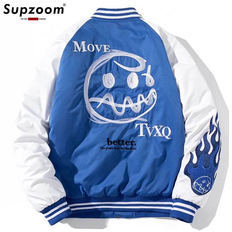 New Arrival Patchwork Leisure Autumn And Winter Ma1 Trend Embroidered Loose Coat Cotton Thickened Baseball Jacket Men
New Arrival Patchwork Leisure Autumn And Winter Ma1 Trend Embroidered Loose Coat Cotton Thickened Baseball Jacket Men