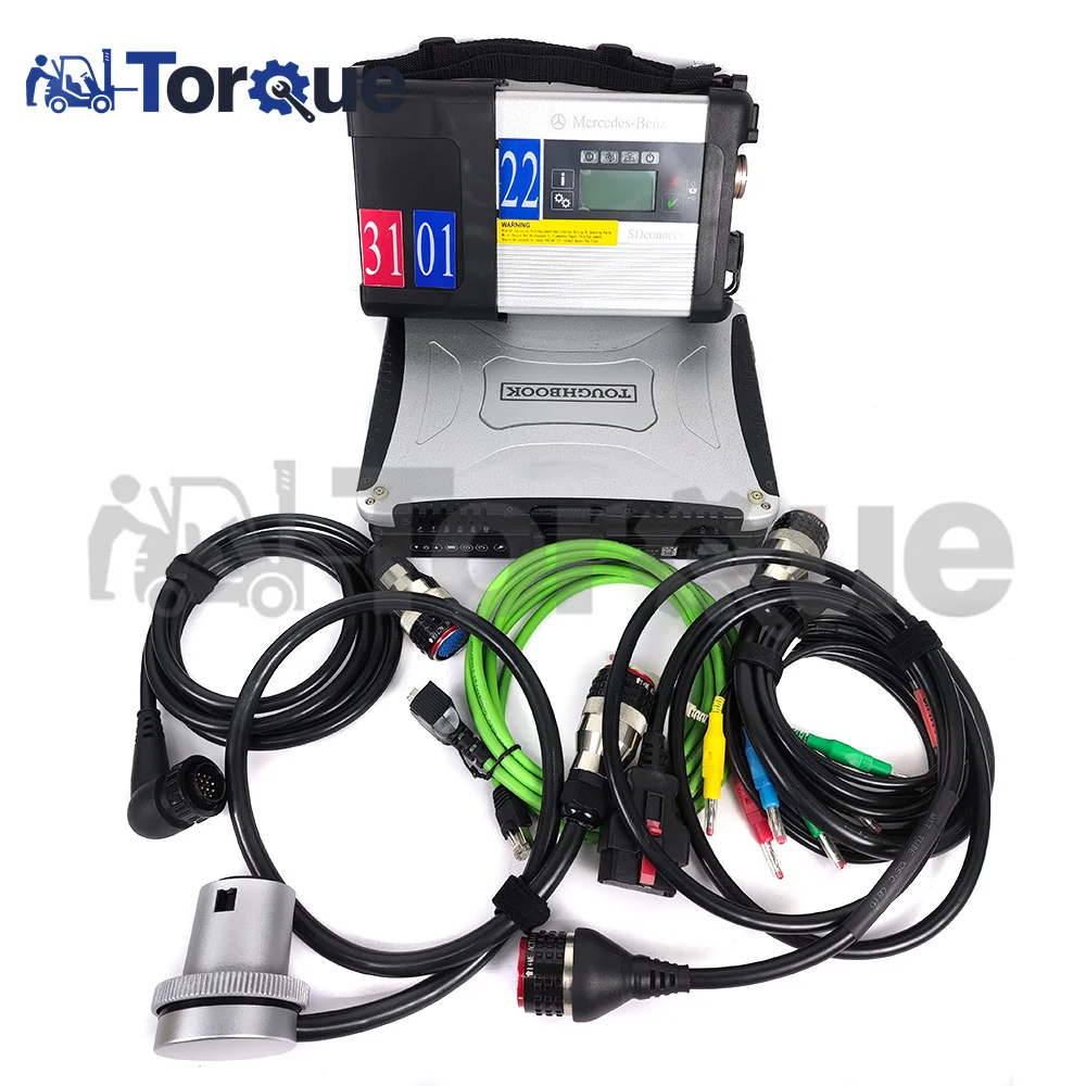 

CF19 Laptop+for MB Star C5 SD Connect Multiplexer for Benz Fuso Car Truck Bus Diagnostic Tool PK C4 C6