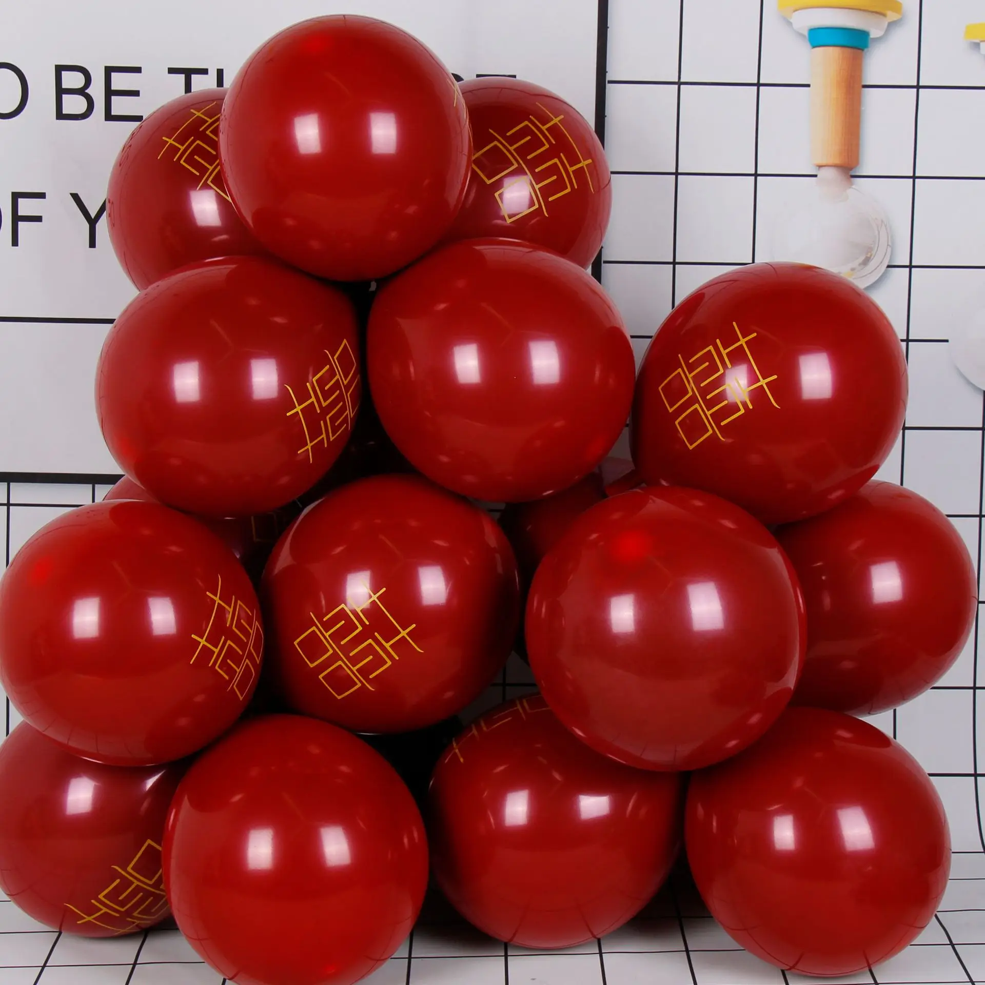 50PCS 10 Inches of Double Ruby Red Balloons Sapphire Metallic Golden Balloon for Valentine Day Decoration Wedding Birthday Decor
50PCS 10 Inches of Double Ruby Red Balloons Sapphire Metallic Golden Balloon for Valentine Day Decoration Wedding Birthday Decor
