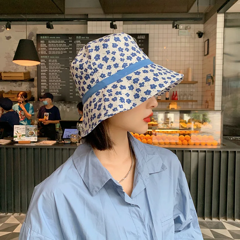 Broken Flower Fisherman Hat Women's Summer Thin Sunshade And Sunscreen Face Small Hat Korean Versatile Japanese Small Fresh
Broken Flower Fisherman Hat Women's Summer Thin Sunshade And Sunscreen Face Small Hat Korean Versatile Japanese Small Fresh