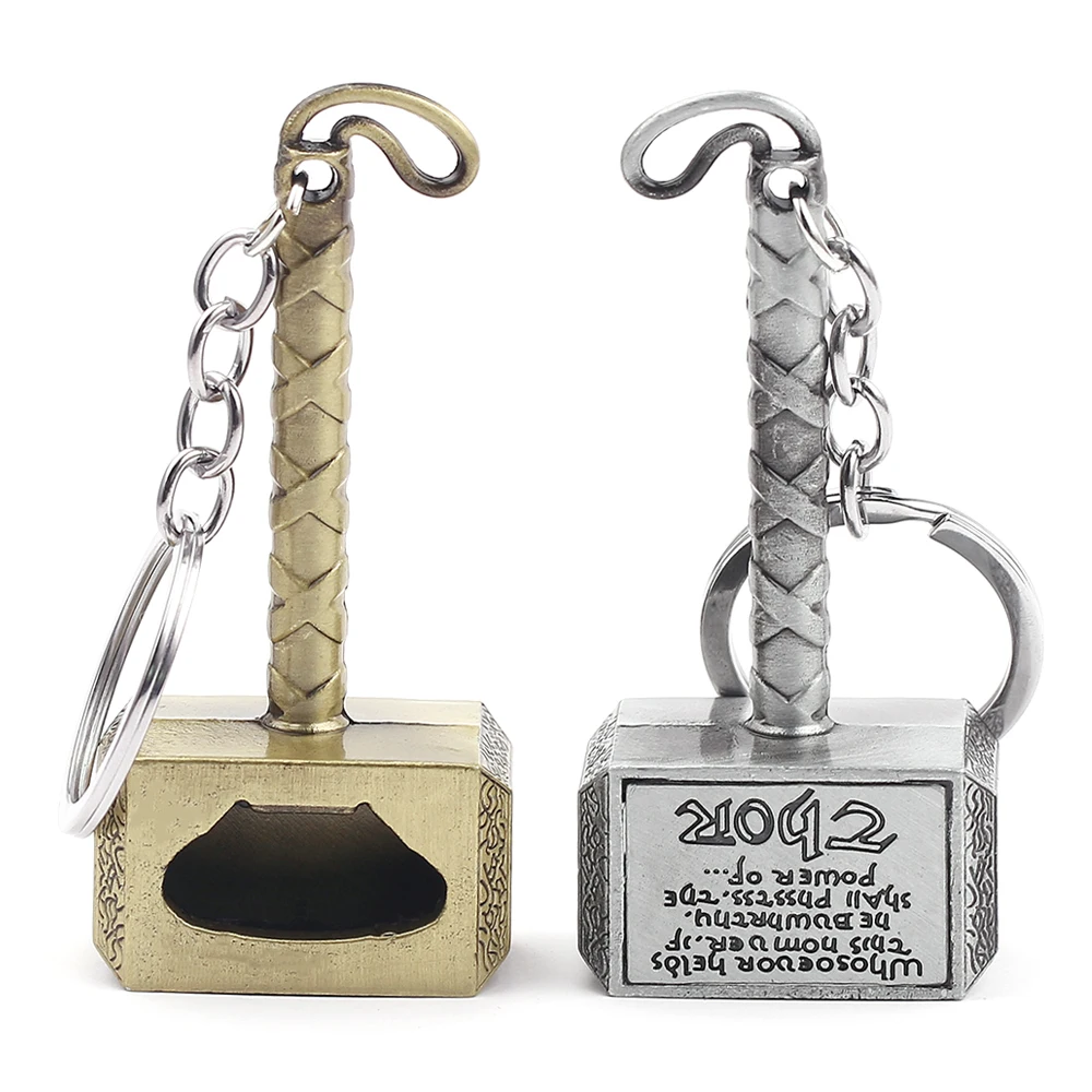 Marvel Thor Hammer Metal Keychain Bags Car Keyring Movie Fans Accessories Cosplay Prop Key Holder For Men Women Gifts Jewelry
Marvel Thor Hammer Metal Keychain Bags Car Keyring Movie Fans Accessories Cosplay Prop Key Holder For Men Women Gifts Jewelry