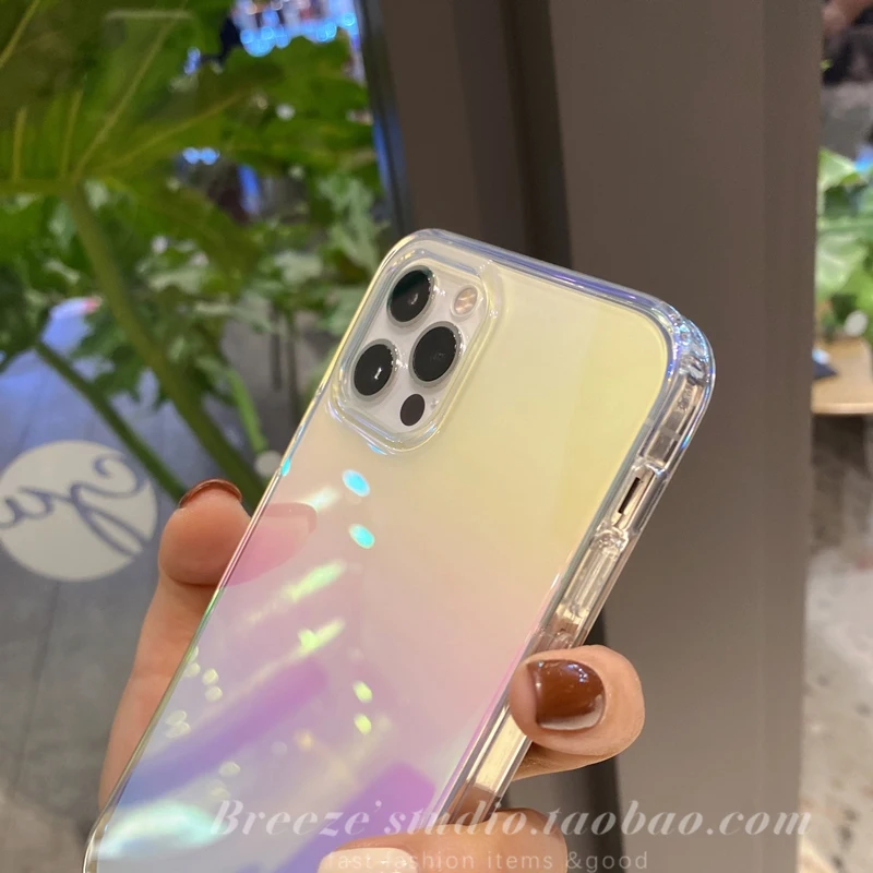 High quality Summer Rainbow laser soft silicon Phone Case For iPhone 12 Pro Max 7 8 Plus X XS XR 11 SE Mini aurora cover Coque
High quality Summer Rainbow laser soft silicon Phone Case For iPhone 12 Pro Max 7 8 Plus X XS XR 11 SE Mini aurora cover Coque