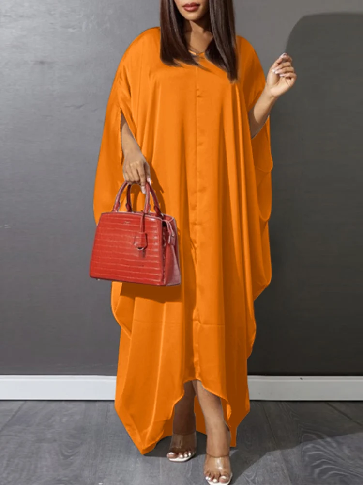 Women Maxi Long Dress Summer Half Sleeve Irregular Party Dress VONDA 2022 Beach Holiday Sundress Robe Femme Vestidos Femininas
Women Maxi Long Dress Summer Half Sleeve Irregular Party Dress VONDA 2022 Beach Holiday Sundress Robe Femme Vestidos Femininas