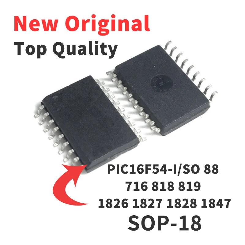 PIC16F54-I/SO 88 716 818 819 1826 1827 1828 1847E/SO T SOP18 Chip IC абсолютно новый оригинальный
PIC16F54-I/SO 88 716 818 819 1826 1827 1828 1847E/SO T SOP18 Chip IC абсолютно новый оригинальный