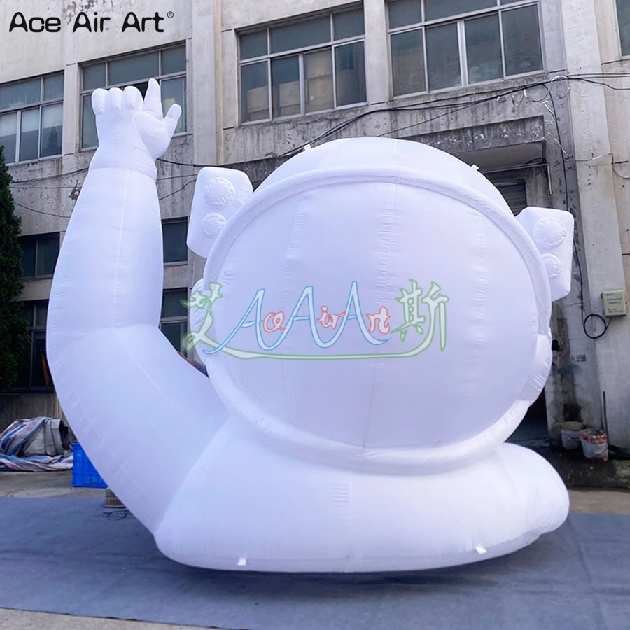 2.5/3/4mH Factory Price Huge Cartoon Oxford Character Model Pure White Inflatable Astronaut Balloon For Outdoor Event Exhibition
2.5/3/4mH Factory Price Huge Cartoon Oxford Character Model Pure White Inflatable Astronaut Balloon For Outdoor Event Exhibition