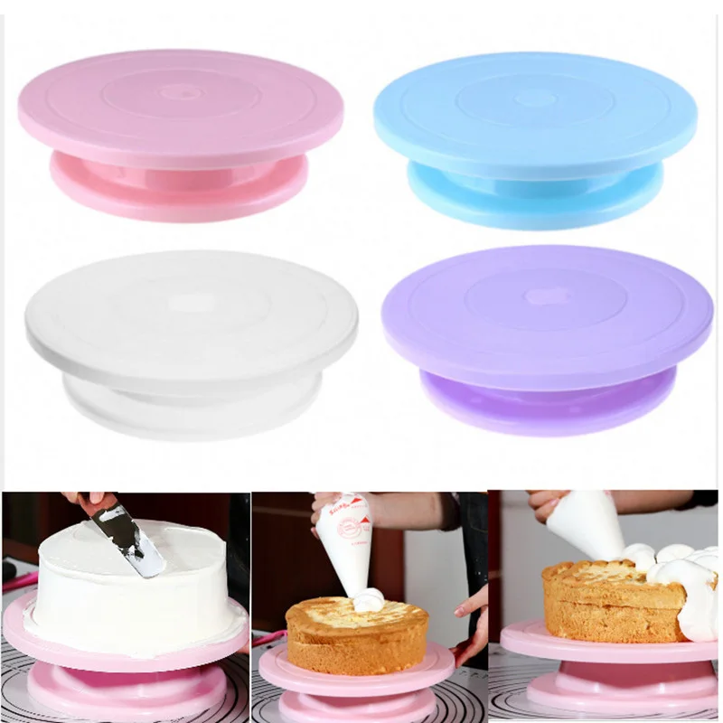 Four-color Optional Mute Baking Assistant DIY Cake Turntable Stand Baking Mold Kitchen Rotating Stable Anti-skid Cake Tool
Four-color Optional Mute Baking Assistant DIY Cake Turntable Stand Baking Mold Kitchen Rotating Stable Anti-skid Cake Tool