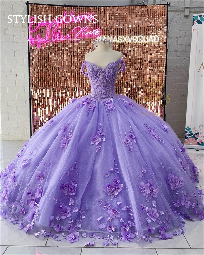 

Небесно-голубое милое платье Quinceanera бальное платье с бисером аппликации Милые 15 Vestidos De XV лет с открытыми плечами для дня рождения