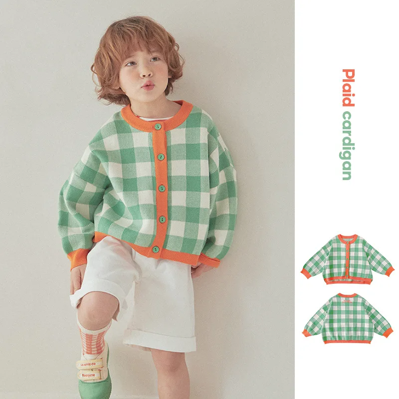 Korean Children's Sweaters For Baby Boys Kids Girls 2022 Spring New Colorblock Cardigan Sweater Coats Child's Outwear Clothings
Korean Children's Sweaters For Baby Boys Kids Girls 2022 Spring New Colorblock Cardigan Sweater Coats Child's Outwear Clothings