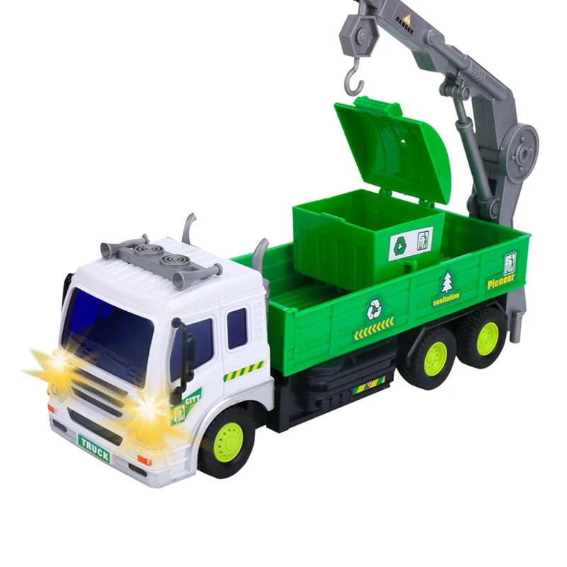 Children's Remote Control Garbage Truck with Lights, 4WD Recycling Garbage Truck, Toys for Children 2-6 Years Old, Gifts for Boy
Children's Remote Control Garbage Truck with Lights, 4WD Recycling Garbage Truck, Toys for Children 2-6 Years Old, Gifts for Boy