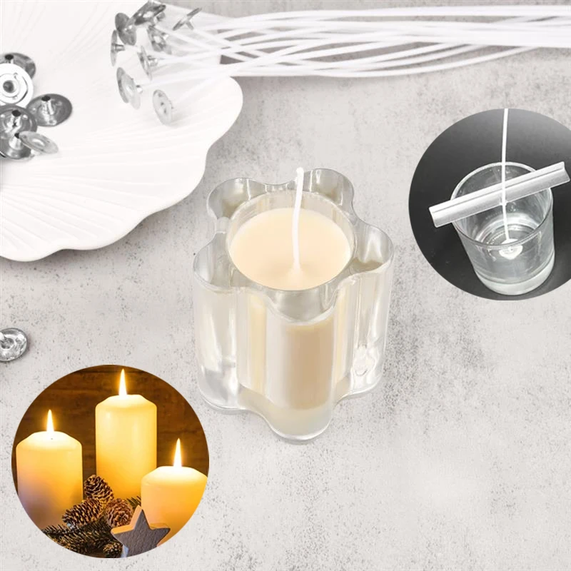 8-20CM DIY Candle Wicks Smokeless Wax Pure Cotton Core 50 Pcs Candle Making Pre-Waxed Wicks For Household Party Handmade Spplies
8-20CM DIY Candle Wicks Smokeless Wax Pure Cotton Core 50 Pcs Candle Making Pre-Waxed Wicks For Household Party Handmade Spplies
