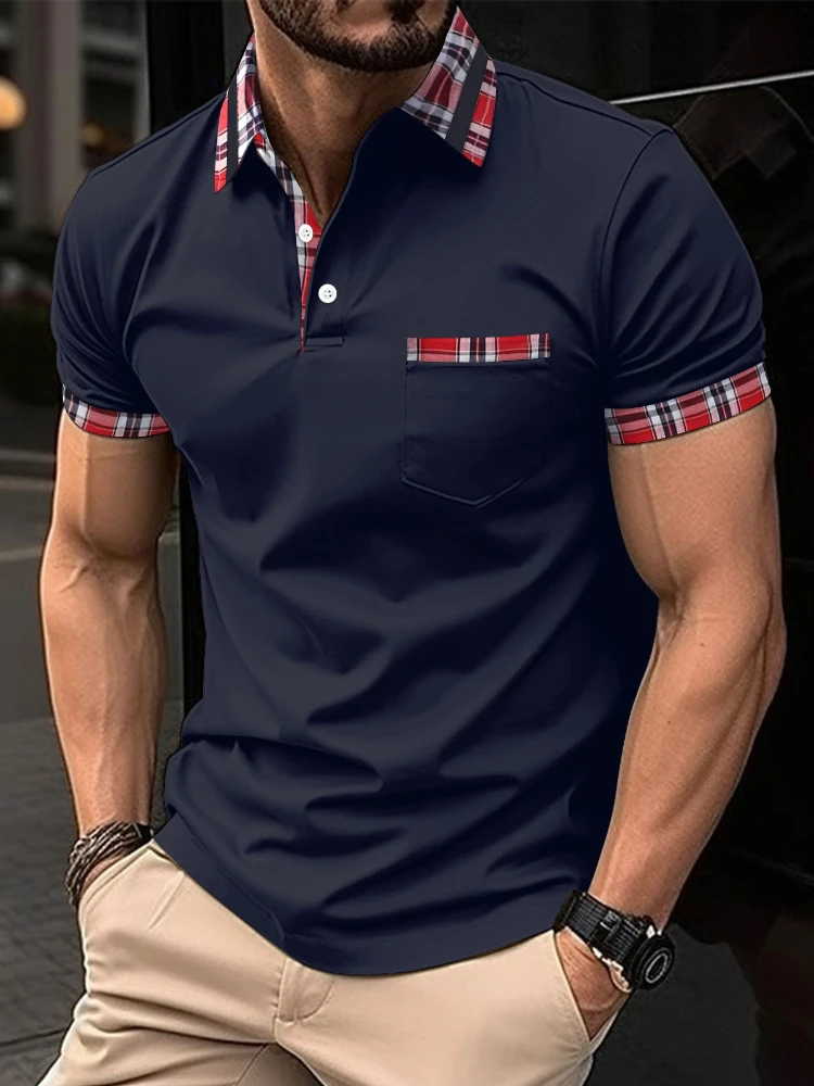New Men's Polo Shirt T Shirt Summer New Business Casual Slim Temperament Tops Breathable Lapel Polo Shirt Oversiz Men Clothing
New Men's Polo Shirt T Shirt Summer New Business Casual Slim Temperament Tops Breathable Lapel Polo Shirt Oversiz Men Clothing