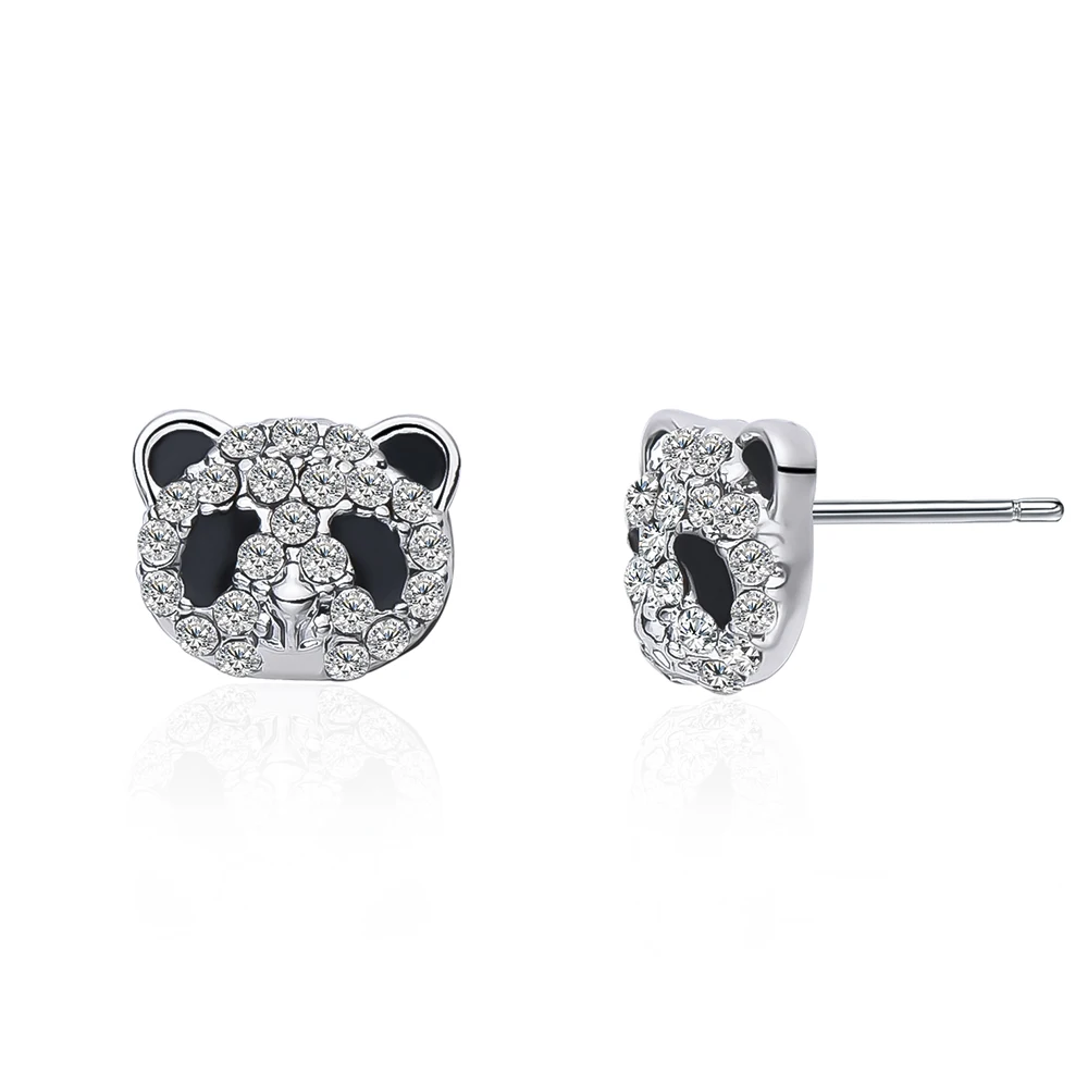 Exquisite Inlaid Crystal Panda Stud Earrings Trendy Female Cute Animal Jewelry Earrings for Women Girls Special Gift
Exquisite Inlaid Crystal Panda Stud Earrings Trendy Female Cute Animal Jewelry Earrings for Women Girls Special Gift