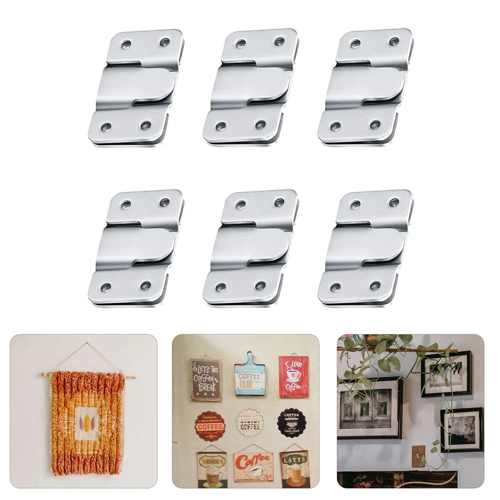 

Mountain Buckle Interlocking Photo Frame Hook Heavy Duty Picture Hanger Hangers Keyhole Hooks