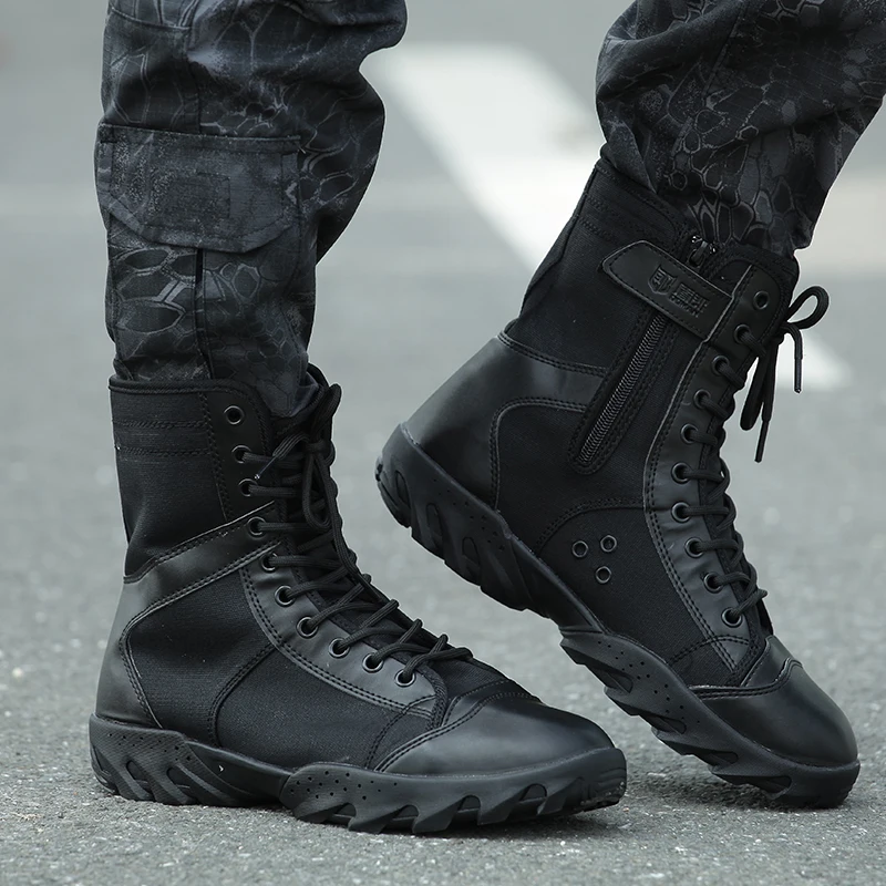 Outdoor Hiking Shoes Men Tracking Boots Military Tactical Combat Botas Non-slip Men Mountain Boots Zapatillas Hombre Trekking
Outdoor Hiking Shoes Men Tracking Boots Military Tactical Combat Botas Non-slip Men Mountain Boots Zapatillas Hombre Trekking