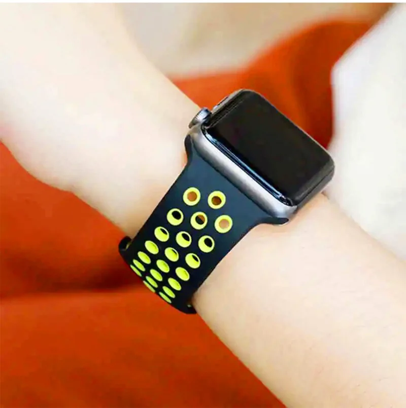 Silicone bracelet suitable for Apple Watch strap, with 45mm 40mm 44mm 41mm 42mm 38mm iWatch series 3 6 SE 7 8 ultra 49mm strap
Silicone bracelet suitable for Apple Watch strap, with 45mm 40mm 44mm 41mm 42mm 38mm iWatch series 3 6 SE 7 8 ultra 49mm strap