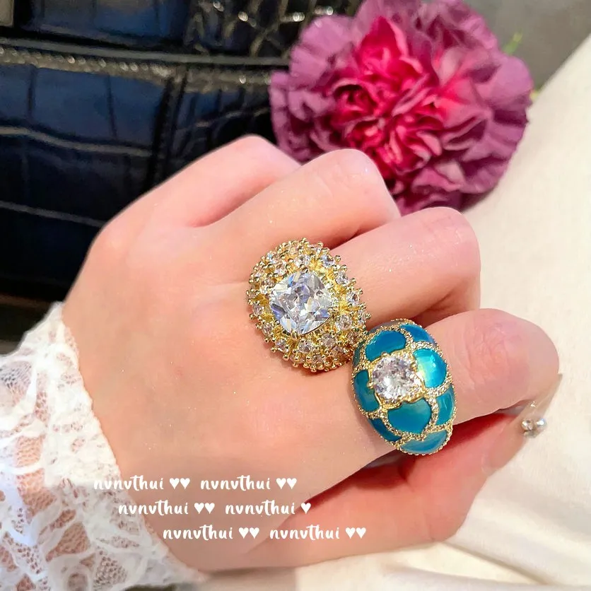 JitDoo Vintage Blue Adjustable Big Bling Yellow Zircon Stone Charming Ring for Women Wedding Engagement Jewelry 2023 New Trend
JitDoo Vintage Blue Adjustable Big Bling Yellow Zircon Stone Charming Ring for Women Wedding Engagement Jewelry 2023 New Trend