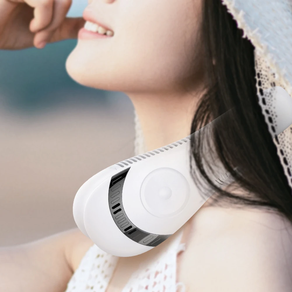 5000mAh Summer Hanging Neck Portable Bladeless Fan USB Rechargeable Bladeless Sports Mute Fans for Sports Running
5000mAh Summer Hanging Neck Portable Bladeless Fan USB Rechargeable Bladeless Sports Mute Fans for Sports Running