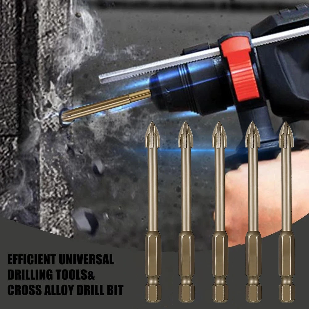 10x 6mm Tile Porcelain Drill Bit Hex Shank Spear Head For Marble Ceramic Glass Brick Thin Iron Plate Power Tool Accessories
10x 6mm Tile Porcelain Drill Bit Hex Shank Spear Head For Marble Ceramic Glass Brick Thin Iron Plate Power Tool Accessories