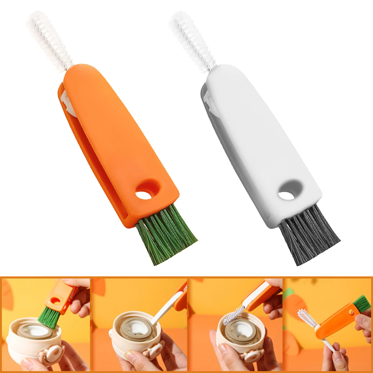 Multipurpose Bottle Lid Cleaner Brush 3-in-1 Lid Cleaner Lunch Box Rubber Ring Concave Cleaning Bru 360°Cleaning Cup Cover
Multipurpose Bottle Lid Cleaner Brush 3-in-1 Lid Cleaner Lunch Box Rubber Ring Concave Cleaning Bru 360°Cleaning Cup Cover