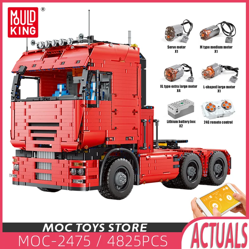 Технический автомобиль Mold KING, игрушечные строительные блоки, Детский конструктор с моторизованным трактором, грузовиком и прицепом, скидки...
Технический автомобиль Mold KING, игрушечные строительные блоки, Детский конструктор с моторизованным трактором, грузовиком и прицепом, скидки...