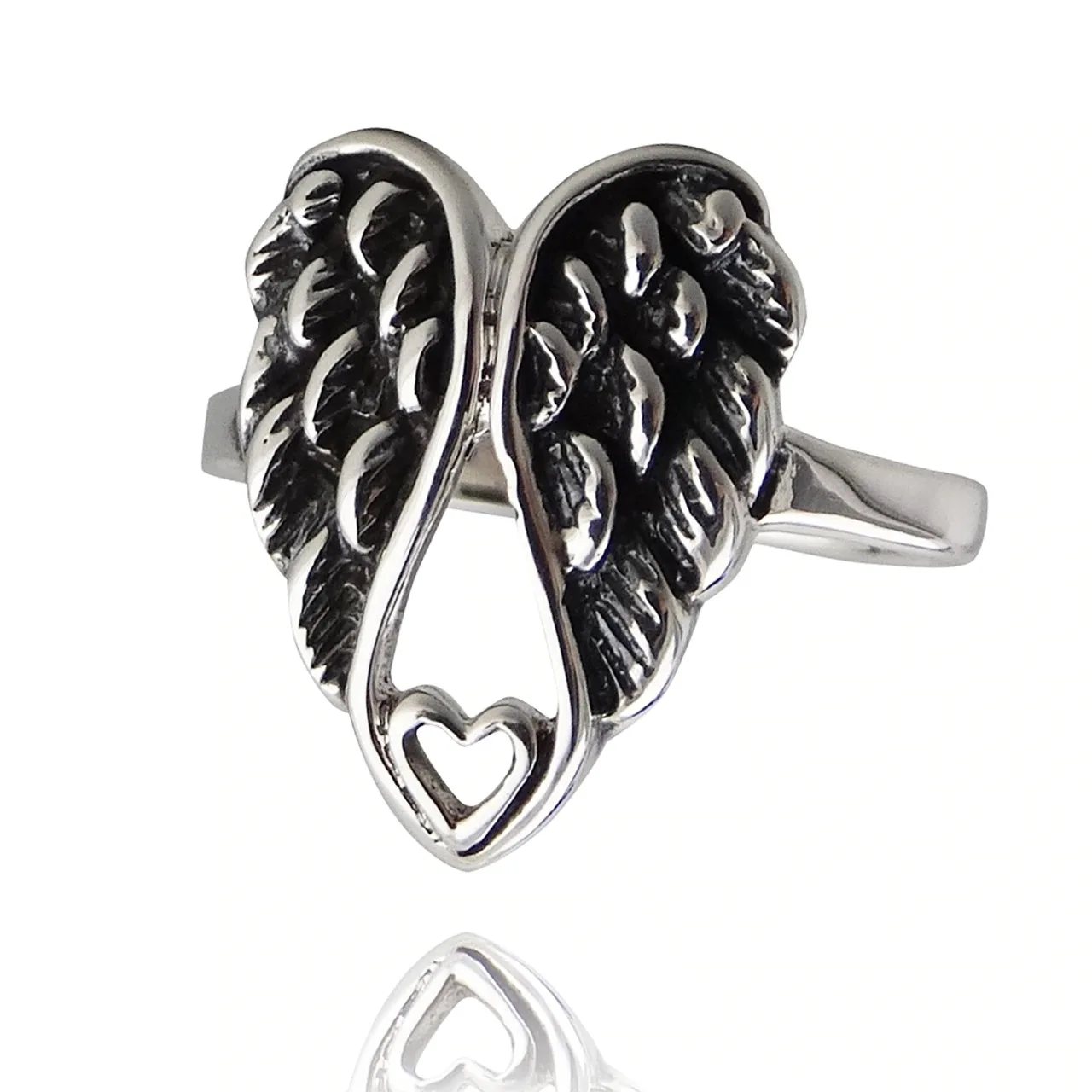 Fashion Ring Female Simple Retro Style Wings Holding Love Ring Simple Temperament Girl Party Jewelry Gift Factory Direct Sales
Fashion Ring Female Simple Retro Style Wings Holding Love Ring Simple Temperament Girl Party Jewelry Gift Factory Direct Sales