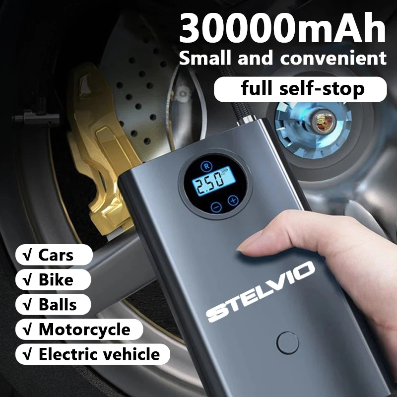Car Wireless Air Pump Mini Portable Air Compressor 150PSI Tire Inflator for Alfa Romeo Stelvio Auto Accessories
Car Wireless Air Pump Mini Portable Air Compressor 150PSI Tire Inflator for Alfa Romeo Stelvio Auto Accessories