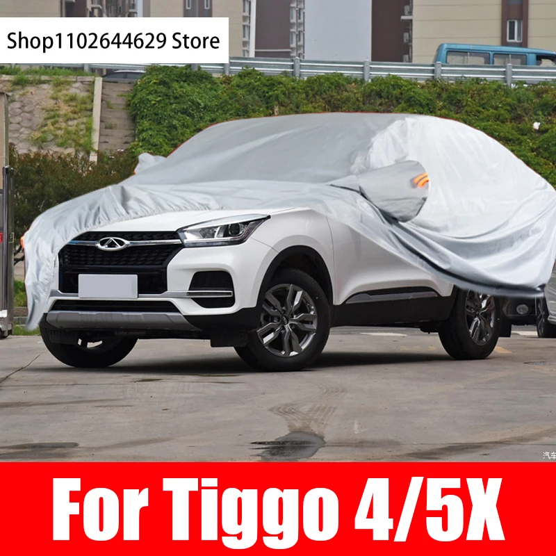 Exterior Car Cover Outdoor Protection Full Covers Snow Sunshade Dustproof for Tiggo 4 5X DR 5.0 2018 -2023 SUV Accessories
Exterior Car Cover Outdoor Protection Full Covers Snow Sunshade Dustproof for Tiggo 4 5X DR 5.0 2018 -2023 SUV Accessories