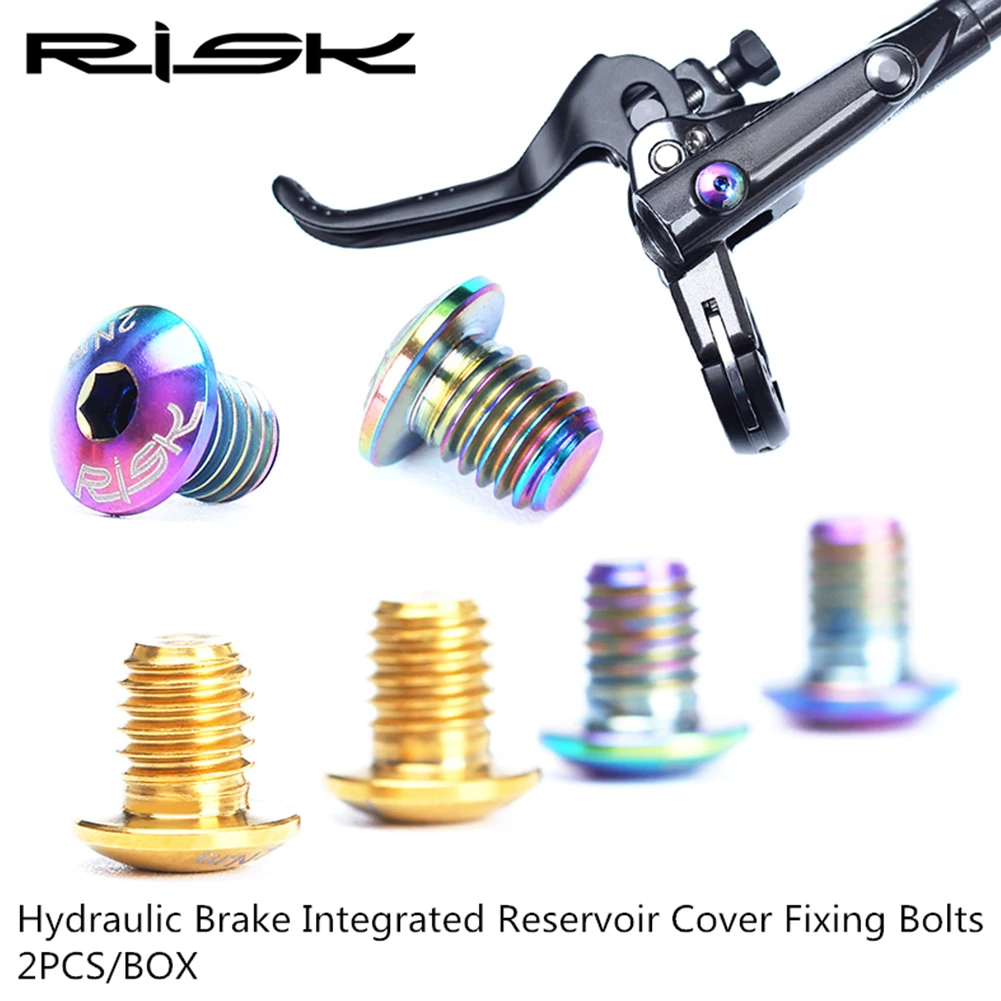 RISK A Whole/Separate Oil Cylinder Lid Bolts for Shimano Bicycle Hydraulic Brake Bolt Bike Brake Lever Titanium Disc Fixed Screw
RISK A Whole/Separate Oil Cylinder Lid Bolts for Shimano Bicycle Hydraulic Brake Bolt Bike Brake Lever Titanium Disc Fixed Screw