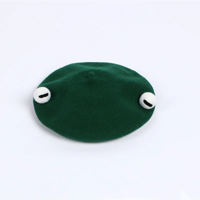 Kids Adult Green Frog Eyes Hat Women Carnival Cosplay Party Cute Funy Berets Handmade Lady Hat Stage Performance Props
Kids Adult Green Frog Eyes Hat Women Carnival Cosplay Party Cute Funy Berets Handmade Lady Hat Stage Performance Props