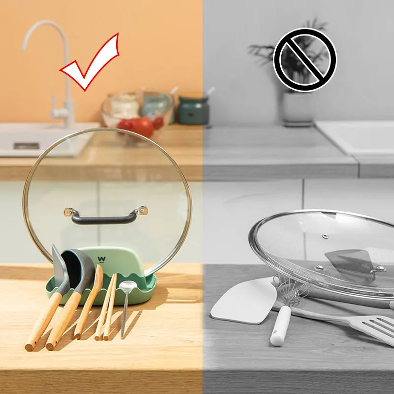 Detachable PP Material Pot Lid Rack Spoon Holder Stand Kitchen Organizer for Fork Rack Pan Cover Shelf Tableware Storage
Detachable PP Material Pot Lid Rack Spoon Holder Stand Kitchen Organizer for Fork Rack Pan Cover Shelf Tableware Storage