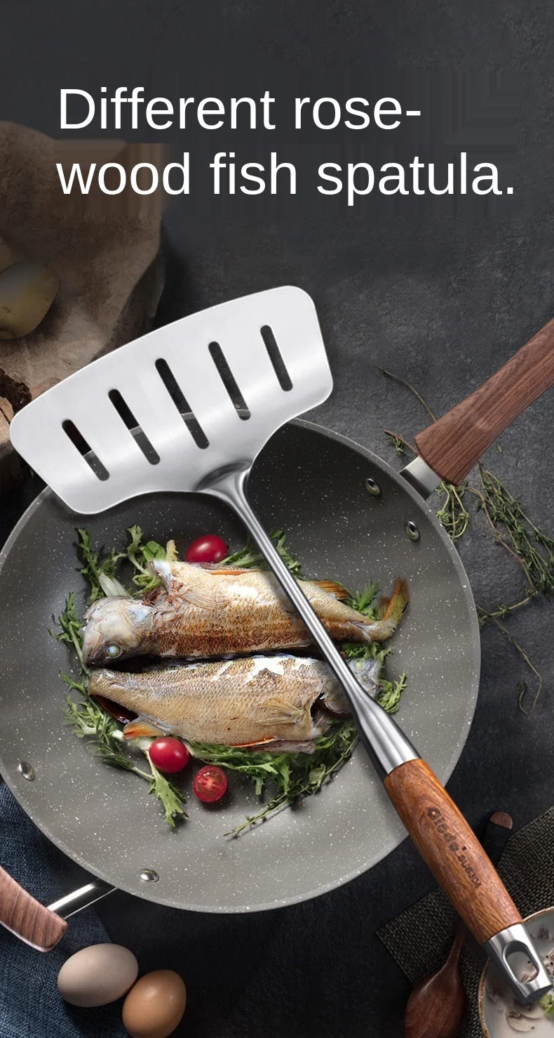 Fried Fish Spatula 304 Stainless Steel Spatula Home Ladle Widened Fish Shovel Flip Fish Shovel Cooking Tools
Fried Fish Spatula 304 Stainless Steel Spatula Home Ladle Widened Fish Shovel Flip Fish Shovel Cooking Tools