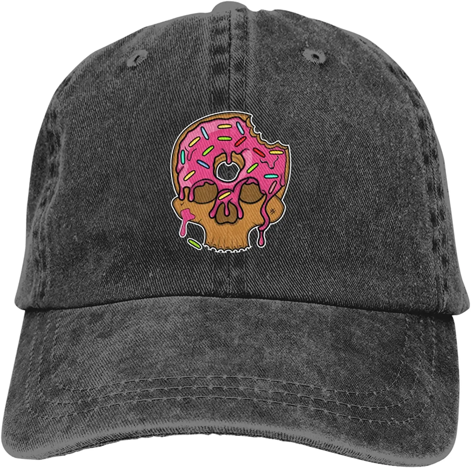 Horror Skeleton Donut Baseball Caps Unisex Cowboy Hat Casquette Cap Vintage Adjustable Fashion Black
Horror Skeleton Donut Baseball Caps Unisex Cowboy Hat Casquette Cap Vintage Adjustable Fashion Black