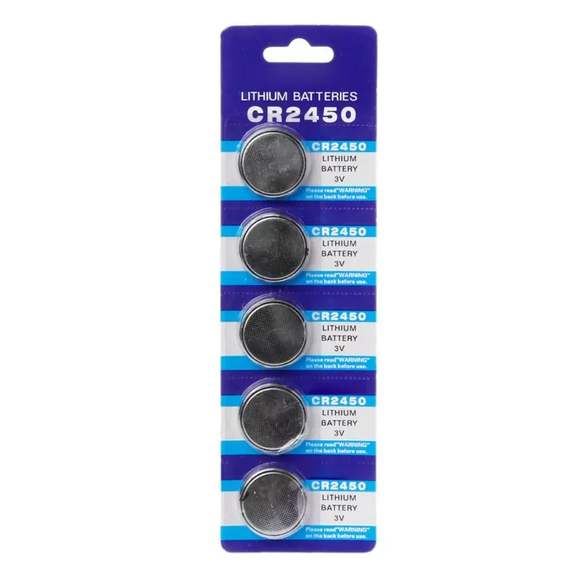 NEW2022 5PCS Button Battery CR2450 Electronic Lithium Coin Cell Batteries 3V KCR2450 5029LC LM2450 Watch Toy Remote
NEW2022 5PCS Button Battery CR2450 Electronic Lithium Coin Cell Batteries 3V KCR2450 5029LC LM2450 Watch Toy Remote