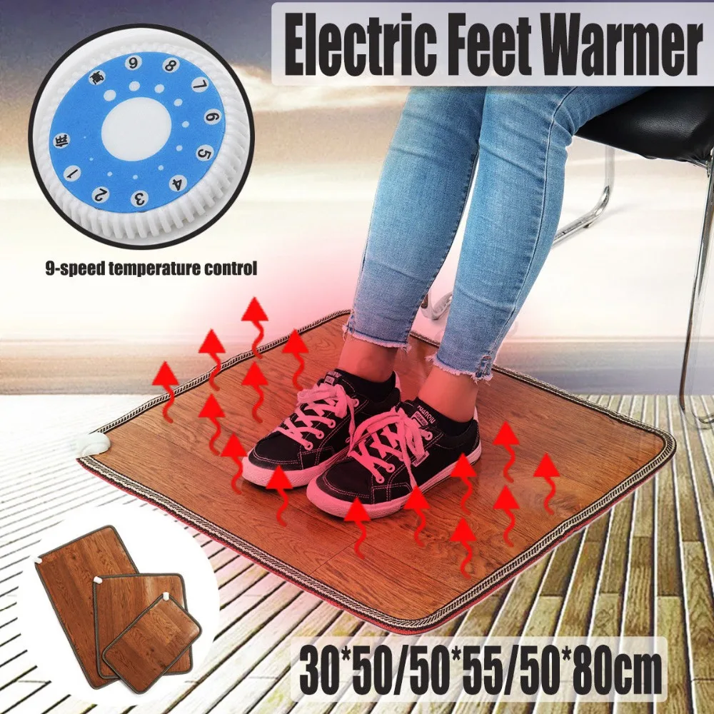 Electric Heating Pad Thermal Foot Feet Warmer Heated Floor Carpet Mat Pad Blanket Home Office Warm Feet Heater
Electric Heating Pad Thermal Foot Feet Warmer Heated Floor Carpet Mat Pad Blanket Home Office Warm Feet Heater