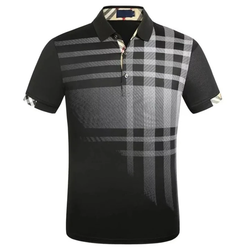 Fashion Business Stripe Men's Polo Shirt Button Short Sleeve Summer Clothing Loose Comfortable Golf Wear Oversized Street Tops
Fashion Business Stripe Men's Polo Shirt Button Short Sleeve Summer Clothing Loose Comfortable Golf Wear Oversized Street Tops