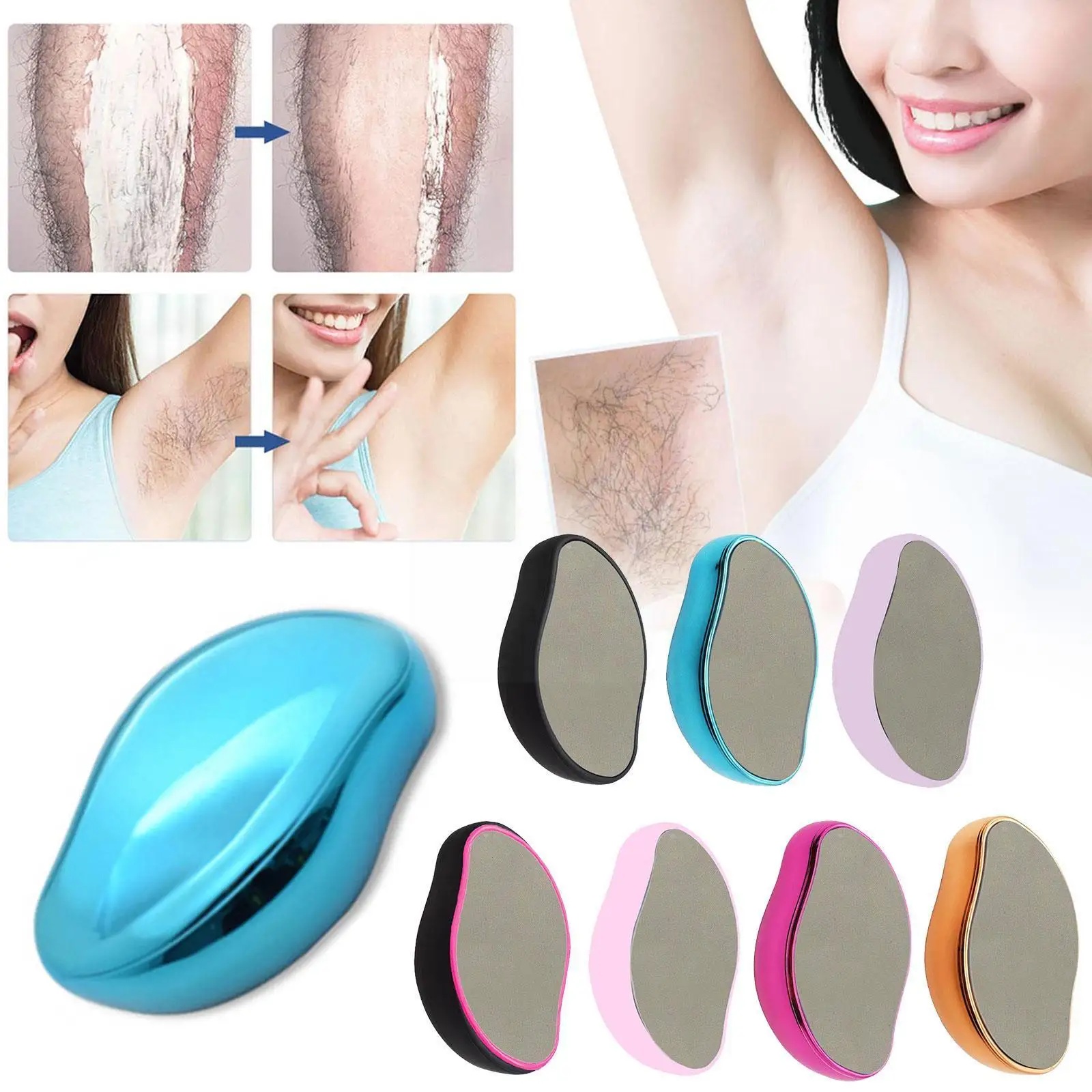 Hair Eraser Crystal Epilator Painless Physical Cristal Tools Eraser Removal Remover Hair Exfoliate Depilation Reusable Hair N5a6
Hair Eraser Crystal Epilator Painless Physical Cristal Tools Eraser Removal Remover Hair Exfoliate Depilation Reusable Hair N5a6