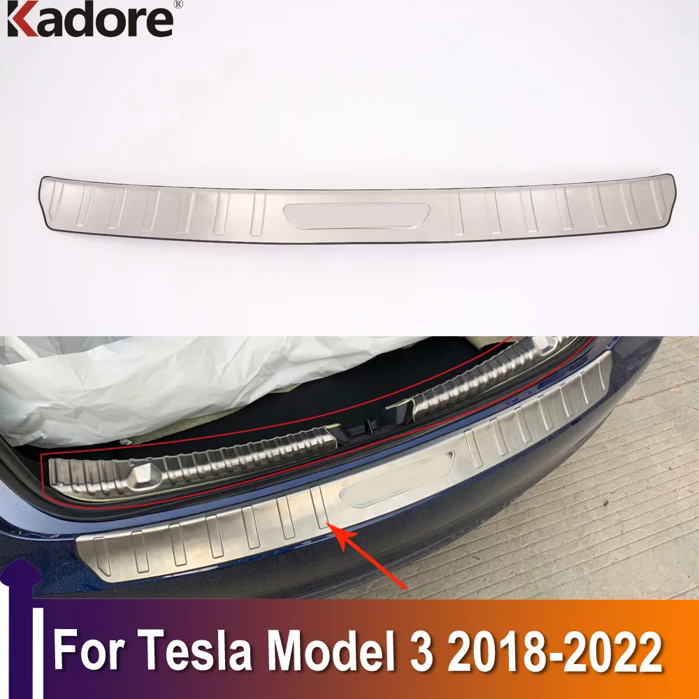 For Tesla Model 3 2018-2020 2021 2022 Rear Outer Bumper Protector Trim Door Sill Scuff Cover Plate Car Accessories
For Tesla Model 3 2018-2020 2021 2022 Rear Outer Bumper Protector Trim Door Sill Scuff Cover Plate Car Accessories