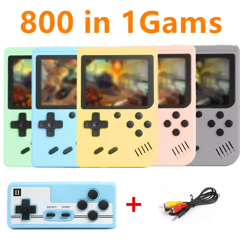 800 In 1 Games MINI Portable Retro Video Console Handheld Game Players Boy 8 Bit 3.0 Inch Color LCD Screen Game Boy
800 In 1 Games MINI Portable Retro Video Console Handheld Game Players Boy 8 Bit 3.0 Inch Color LCD Screen Game Boy