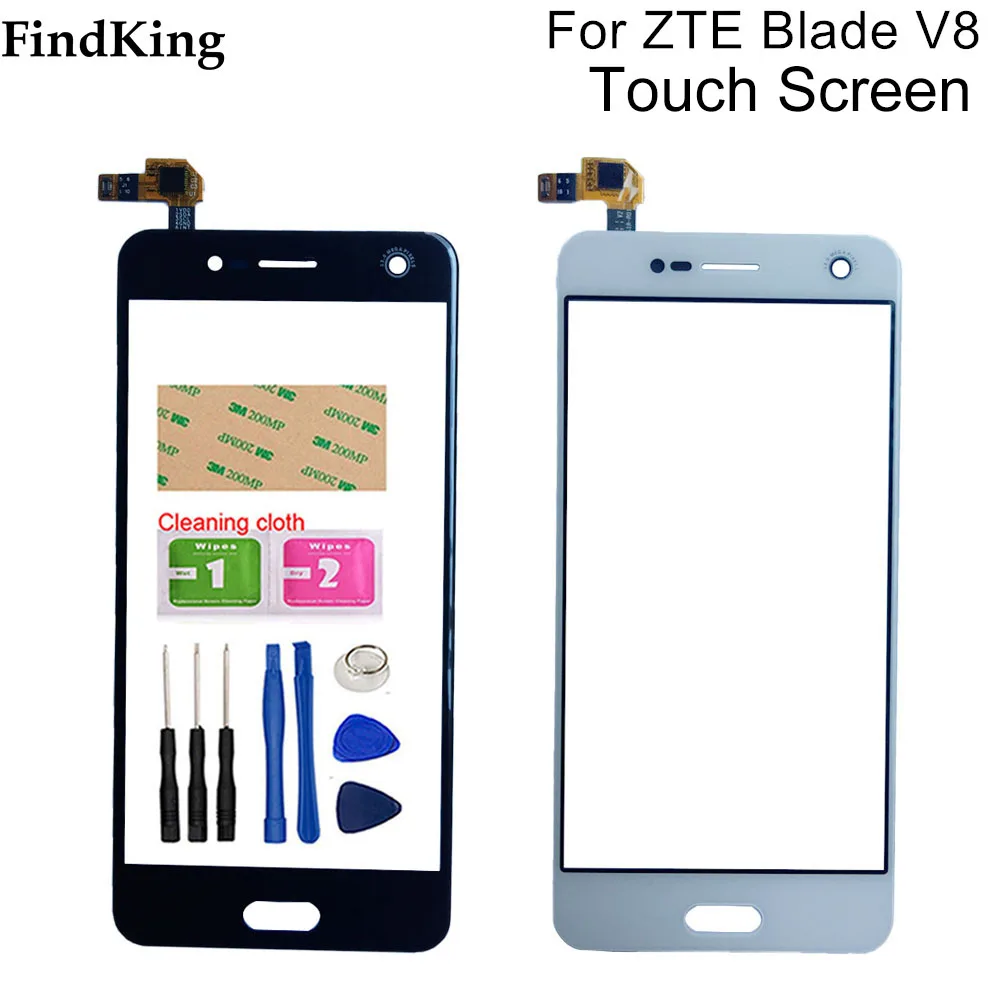 5.2'' Inch Mobile Phone Touch Screen Glass For ZTE Blade V8 Touch Screen Front Glass Digitizer Panel Lens Sensor Tools Adhesive
5.2'' Inch Mobile Phone Touch Screen Glass For ZTE Blade V8 Touch Screen Front Glass Digitizer Panel Lens Sensor Tools Adhesive