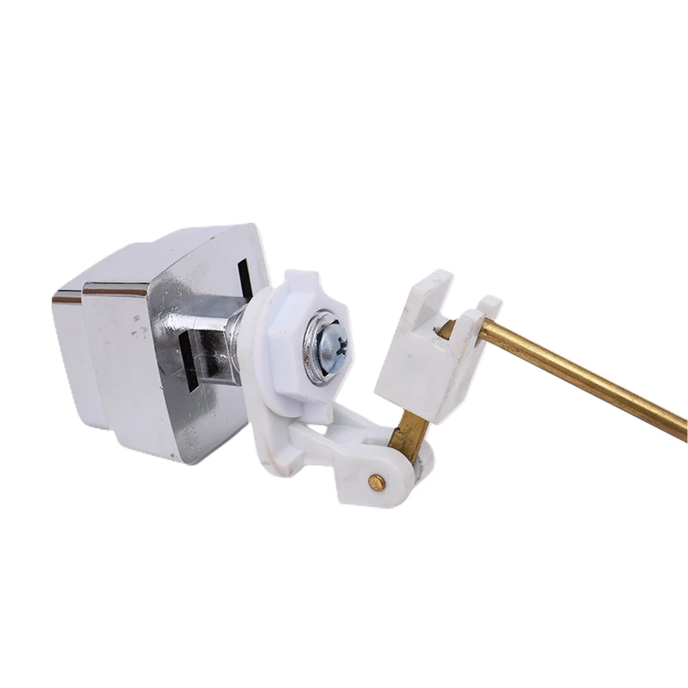 Toilet Tank Lever Flush Handle Brass Arm Chrome Tank Push Button Rustproof With Elf-tightening Locknut Bathroom Tools Hardware
Toilet Tank Lever Flush Handle Brass Arm Chrome Tank Push Button Rustproof With Elf-tightening Locknut Bathroom Tools Hardware