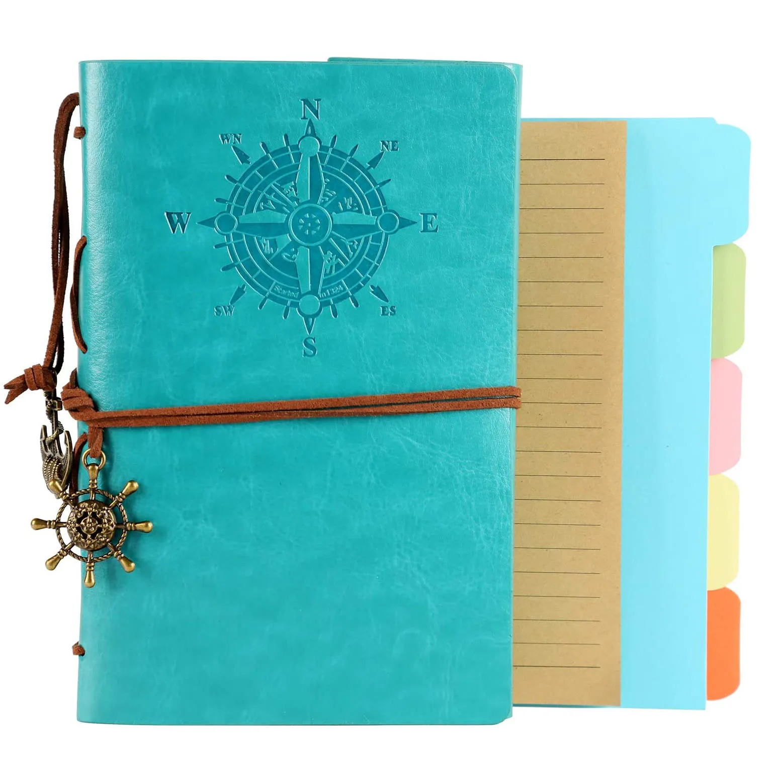 A6 PU Leather Binder Budget 6 Ring Notebook Cover Planner Travel Journal, Refillable Notebook with Lined Pages and 5 Dividers
A6 PU Leather Binder Budget 6 Ring Notebook Cover Planner Travel Journal, Refillable Notebook with Lined Pages and 5 Dividers