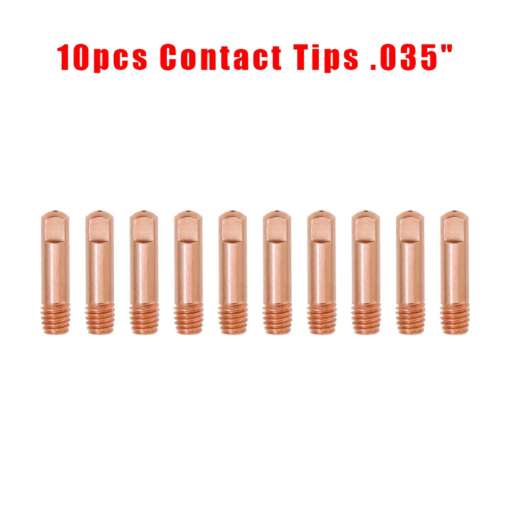 10Pcs Tips Diffuser Nozzle For Century FC 90 Flux-Cored Wire-Feed Welder K3493-1 0.023\"/0.030\"/0.035\" Welding Accessories
10Pcs Tips Diffuser Nozzle For Century FC 90 Flux-Cored Wire-Feed Welder K3493-1 0.023\"/0.030\"/0.035\" Welding Accessories
