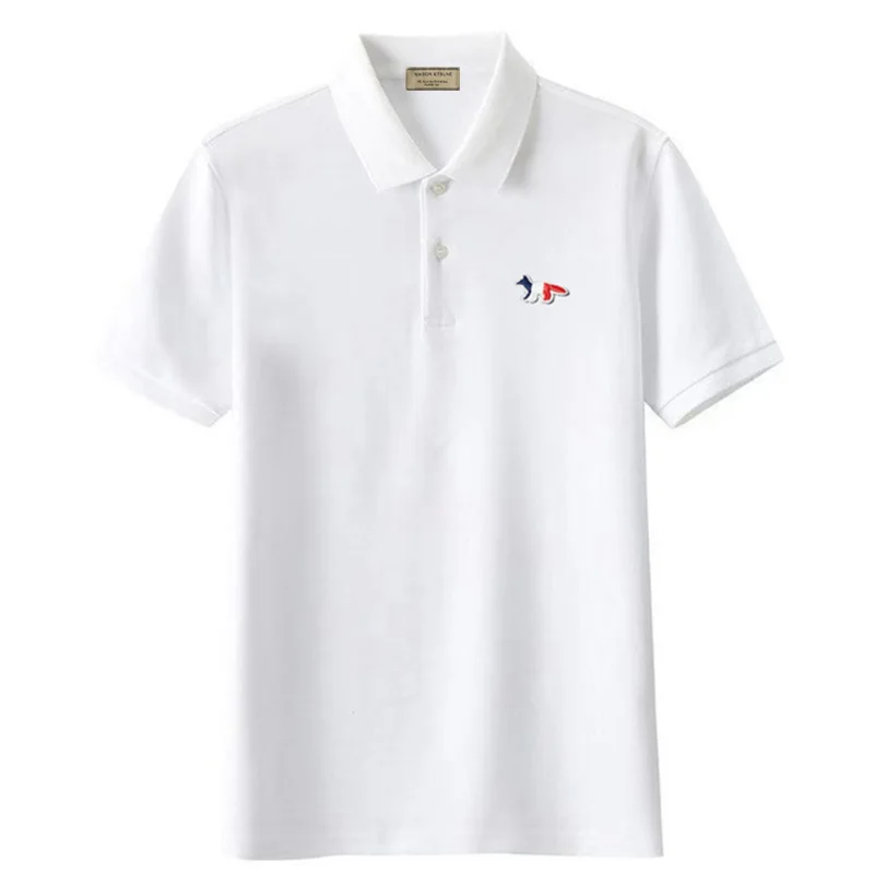 New Summer Men Shirt Luxury Brand Logo Appliqued Men Polo Shirt Male Fashion Short Sleeve Men T-Shirt High Quality Tops
New Summer Men Shirt Luxury Brand Logo Appliqued Men Polo Shirt Male Fashion Short Sleeve Men T-Shirt High Quality Tops