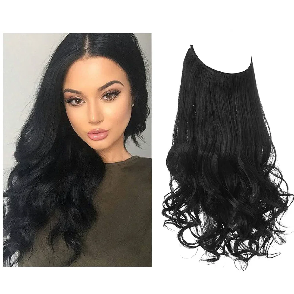 No Clips Natural Hair Extension Hair Accessories Women Synthetic Artificial Long Wavy Hairpiece Invisible Wigs Hair Extensions
No Clips Natural Hair Extension Hair Accessories Women Synthetic Artificial Long Wavy Hairpiece Invisible Wigs Hair Extensions