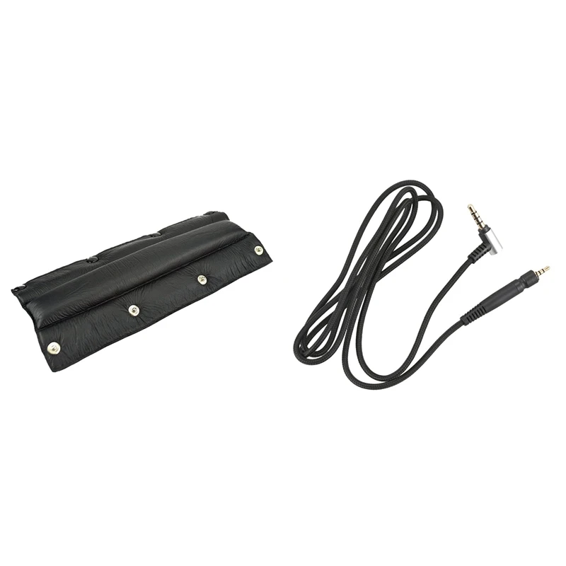 Headband Comfort Cushion Pad With Snap Locks Fit Beyerdynamic DT440,DT660 & Cable For Sennheiser G4ME ONE GAME ZERO 373D 
Headband Comfort Cushion Pad With Snap Locks Fit Beyerdynamic DT440,DT660 & Cable For Sennheiser G4ME ONE GAME ZERO 373D